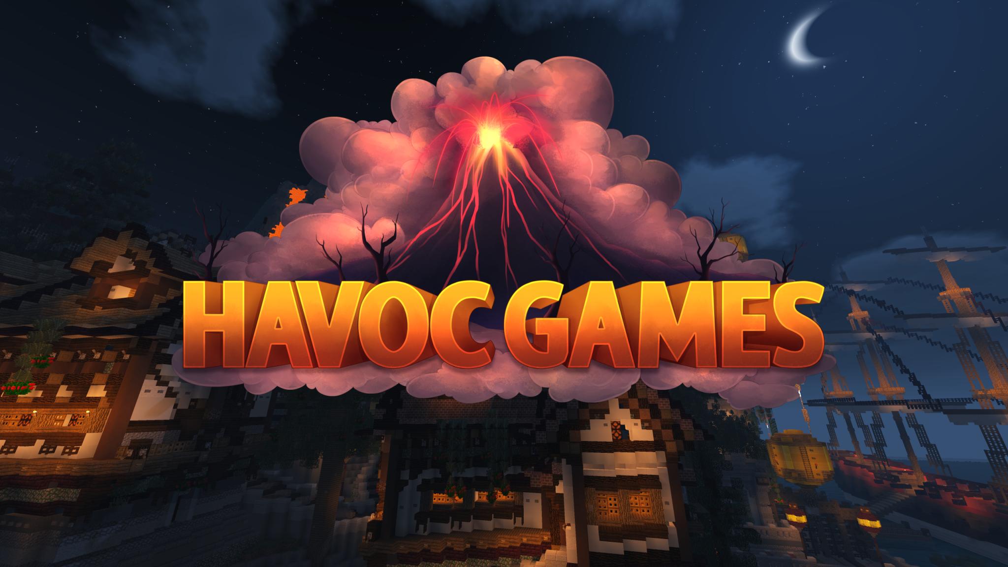 Discovery splash banner for Havoc Games Network Discord server