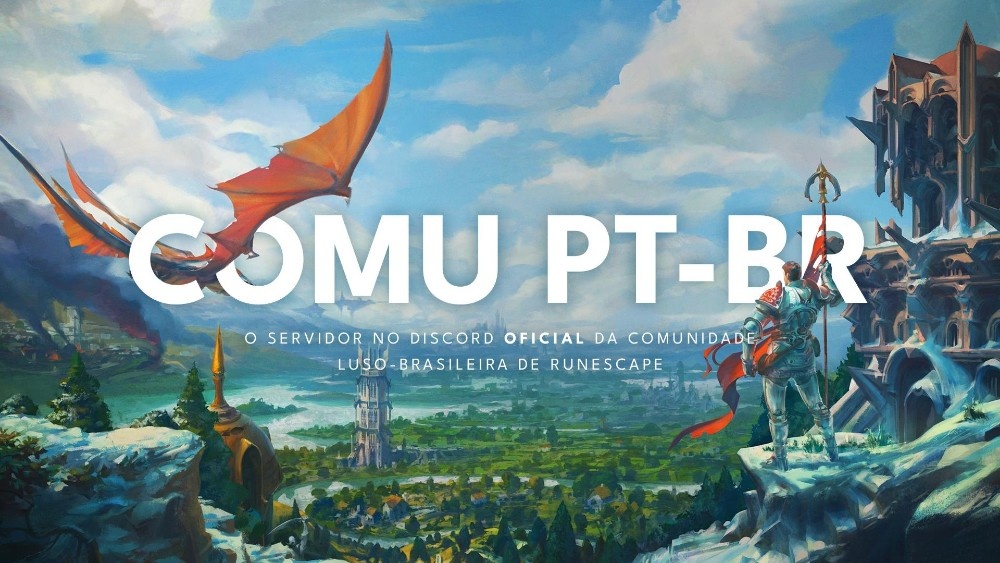Discovery splash banner for Comu PT-BR Discord server