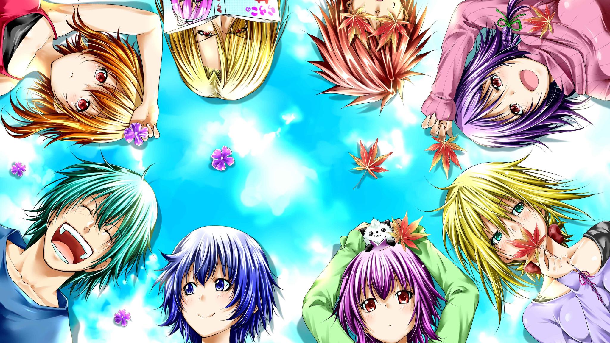Discovery splash banner for Grand Blue | Temple Discord server