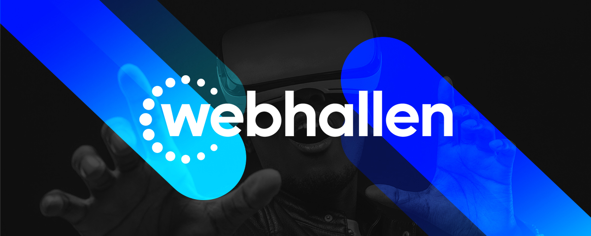 Discovery splash banner for Webhallen Discord server