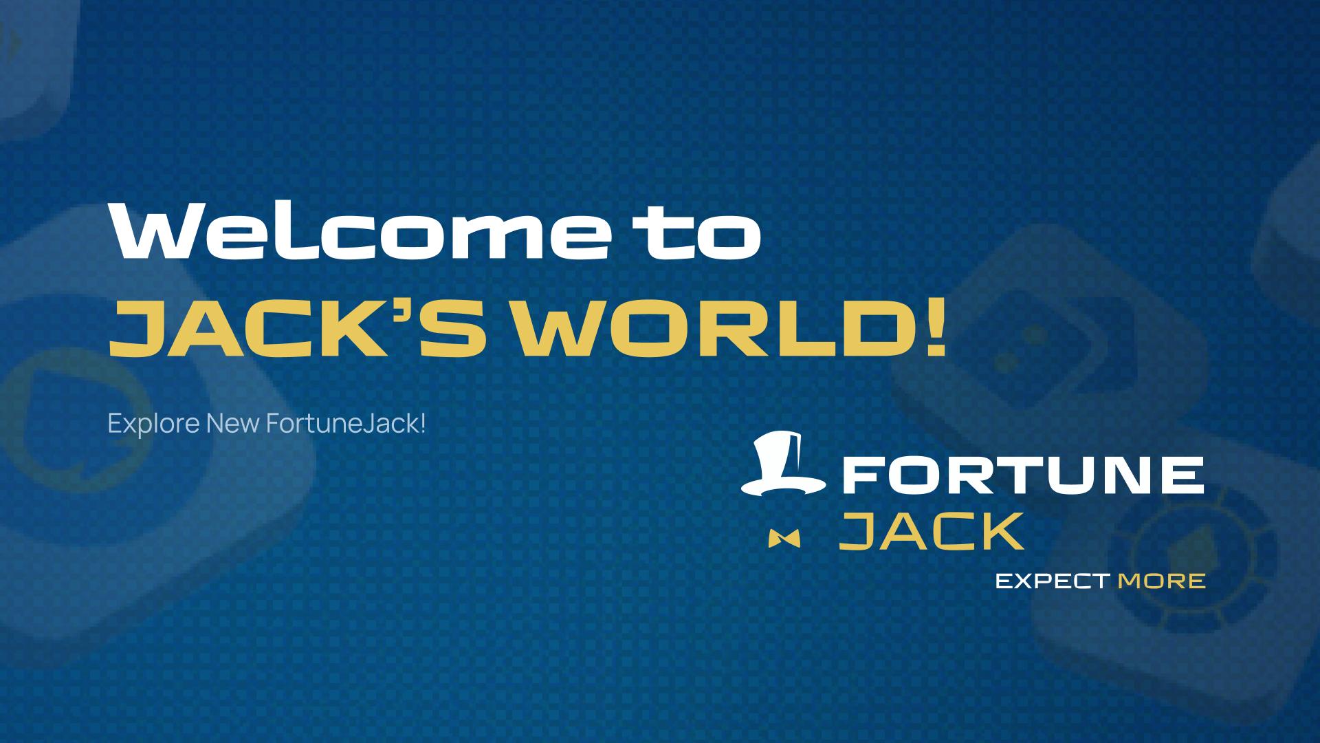 Discovery splash banner for FortuneJack Casino Discord server