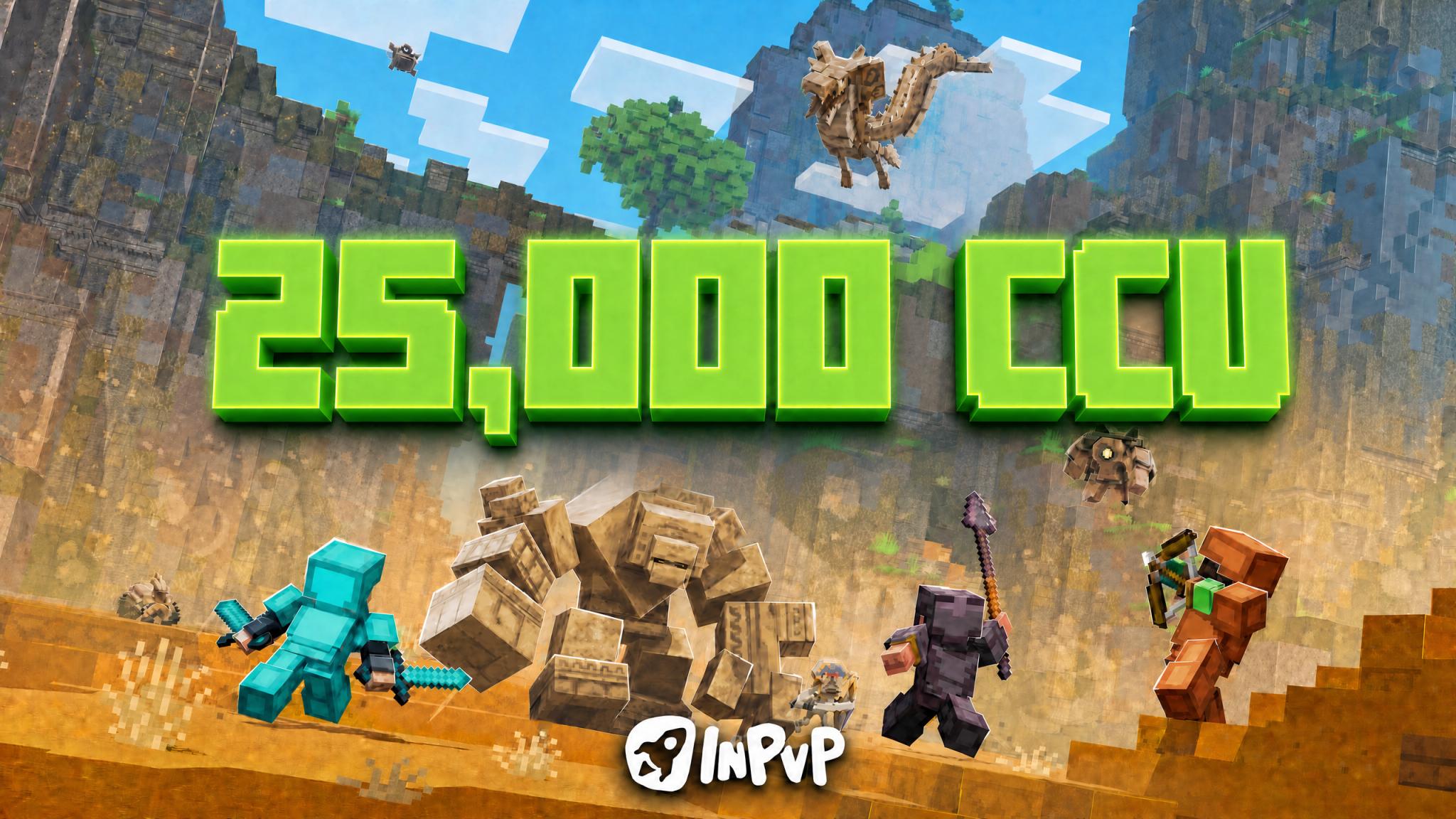 Discovery splash banner for InPvP Servers Discord server