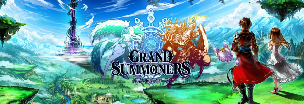 Discovery splash banner for Grand Summoners Official Discord server