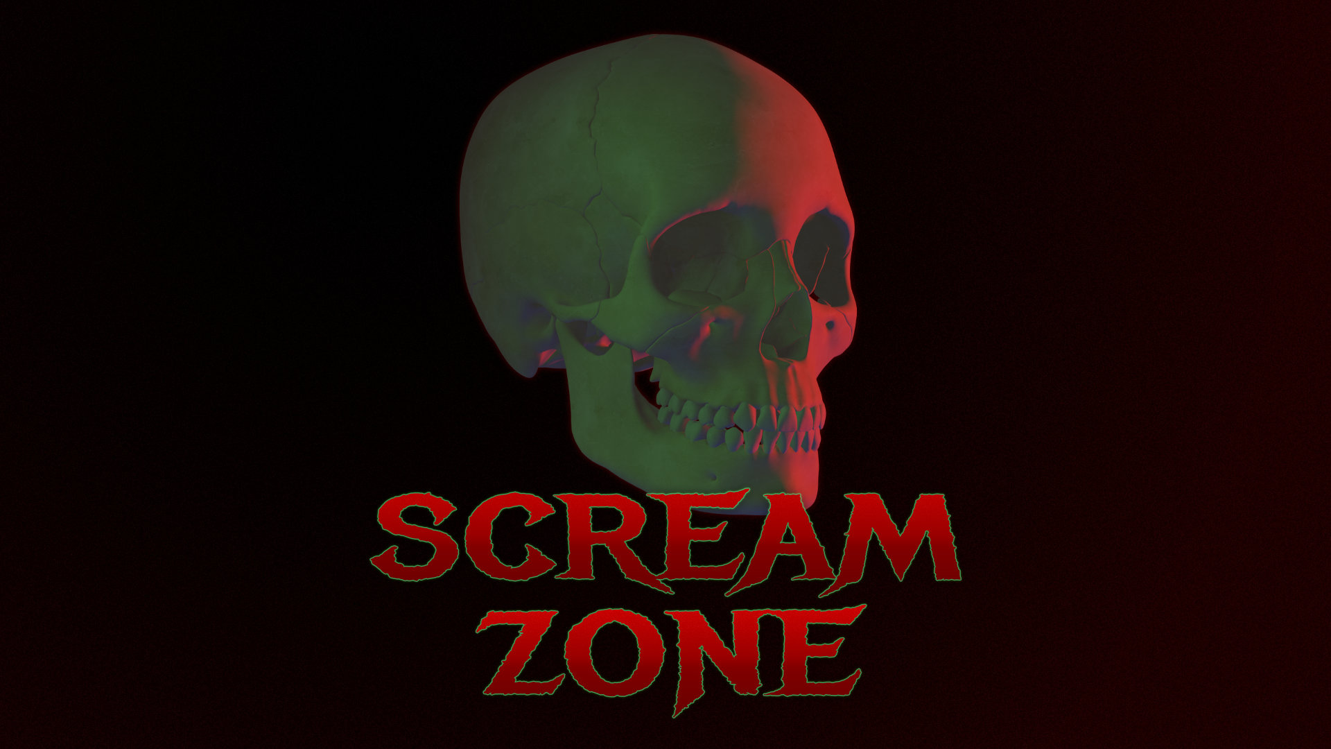 Discovery splash banner for SCREAM ZONE Game Jams Discord server