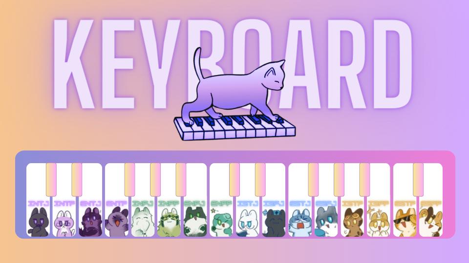 Discovery splash banner for Keyboard MBTI Discord server