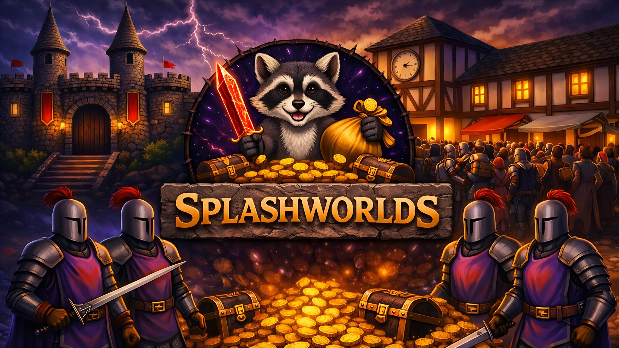 Discovery splash banner for Splashworlds Discord server