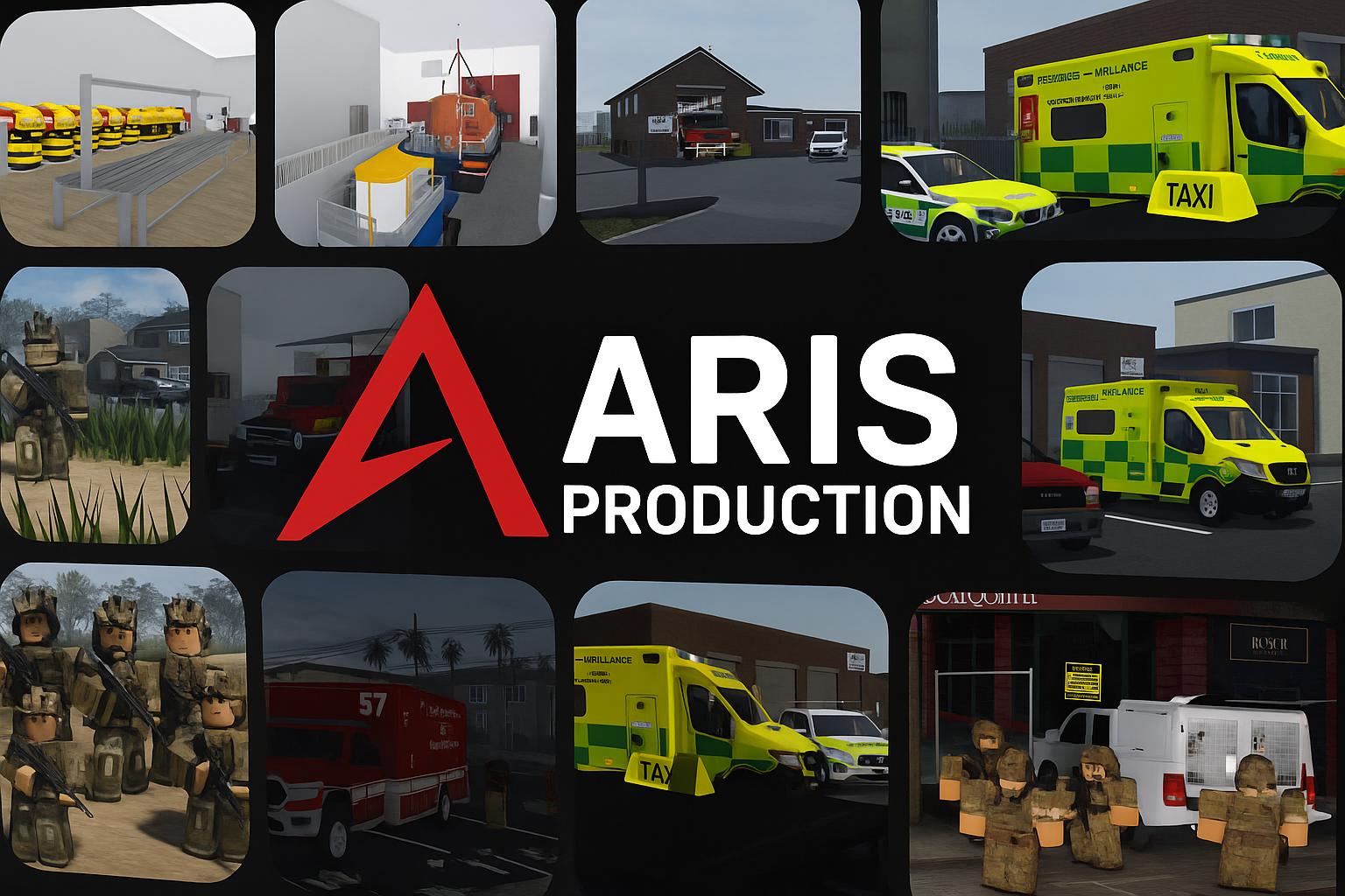 Discovery splash banner for Aris Production Discord server