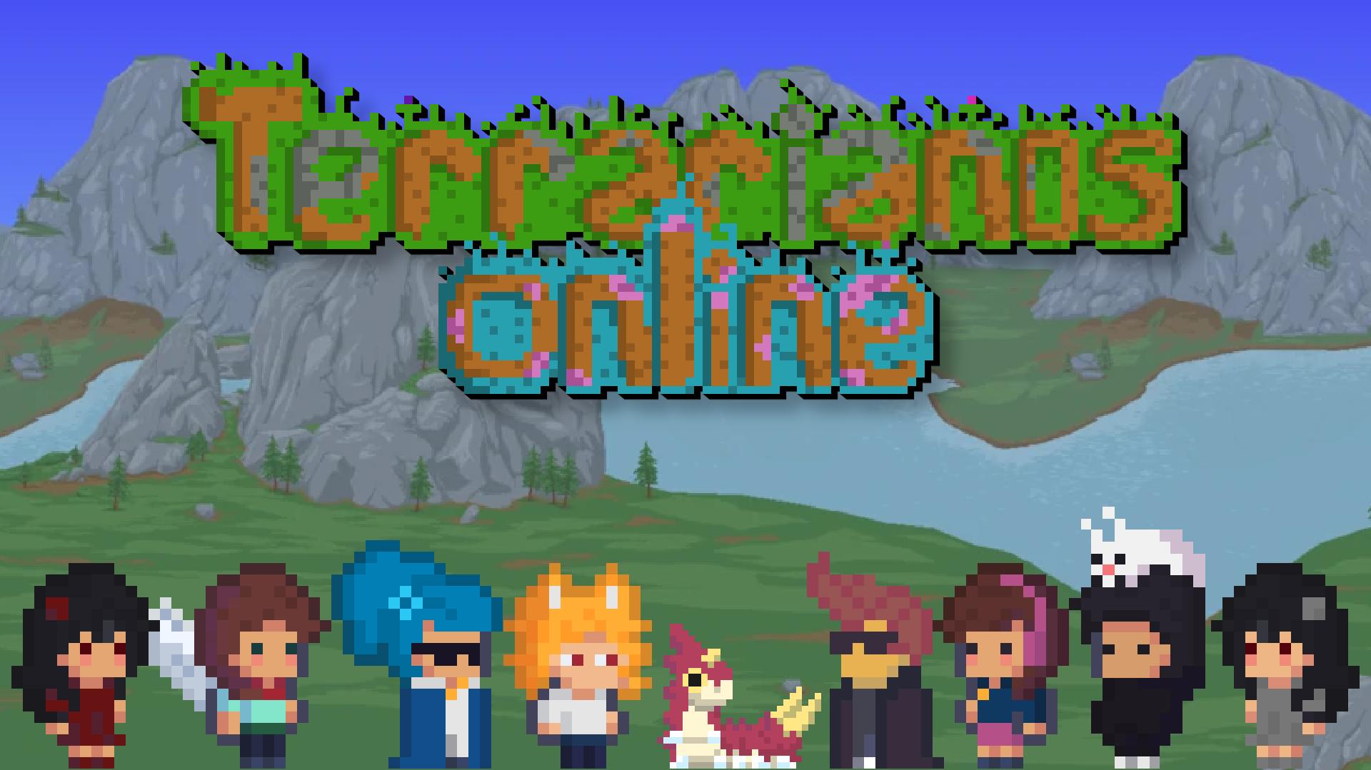 Discovery splash banner for Terrarianos Online Discord server