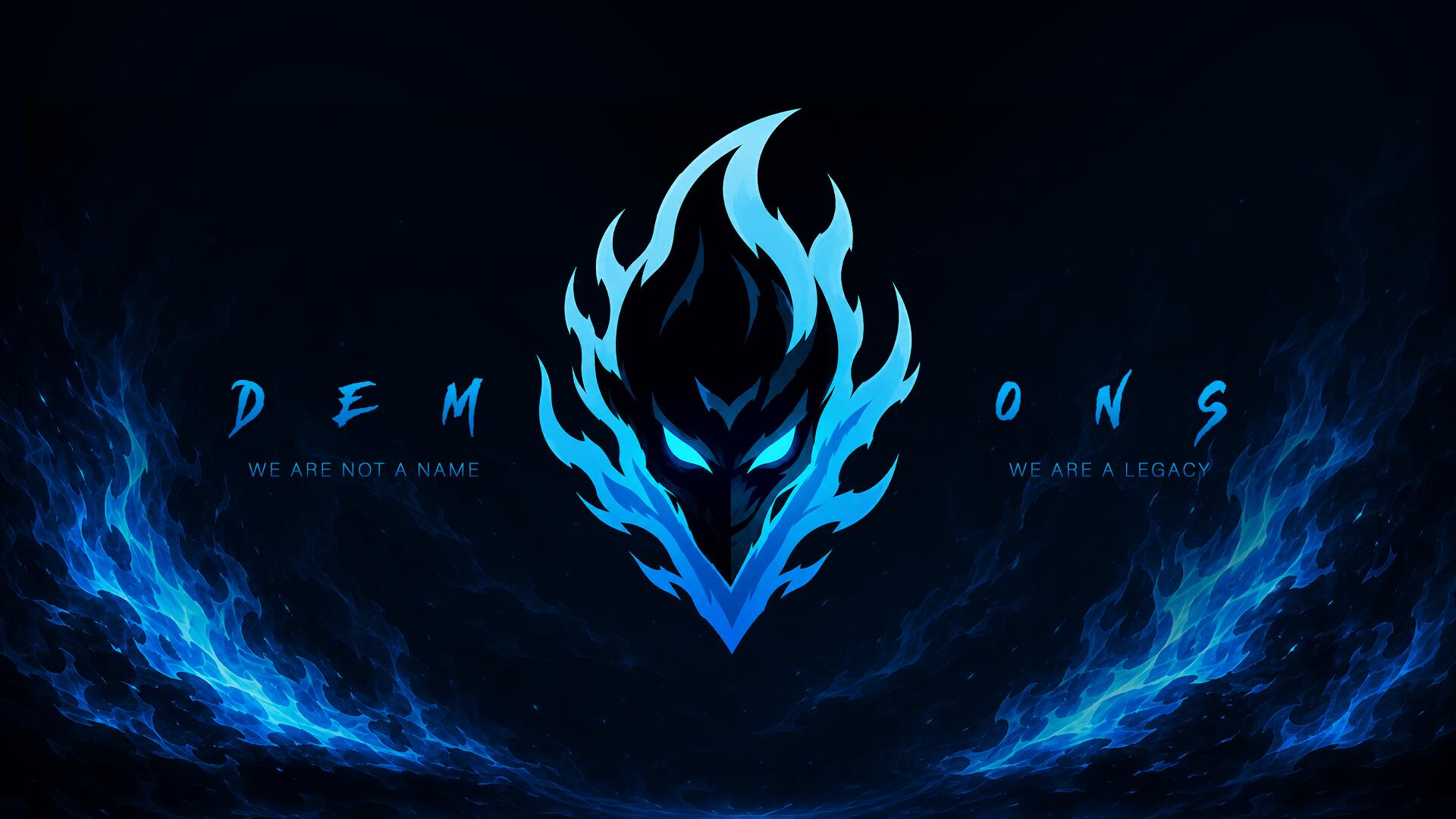 Discovery splash banner for DEMONS Discord server