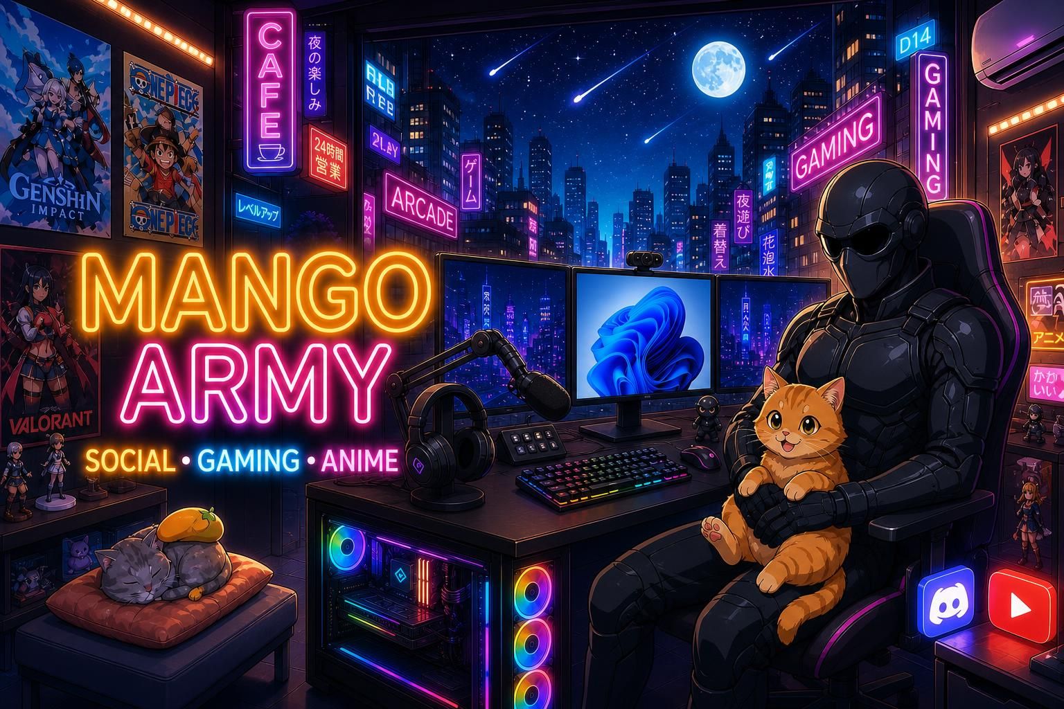 Discovery splash banner for 🌎 MANGO ARMY✨#64k 🎮| Comunidad Activa • Eventos • Gaming • Charla Chill • Amigos • España & Latam Discord server