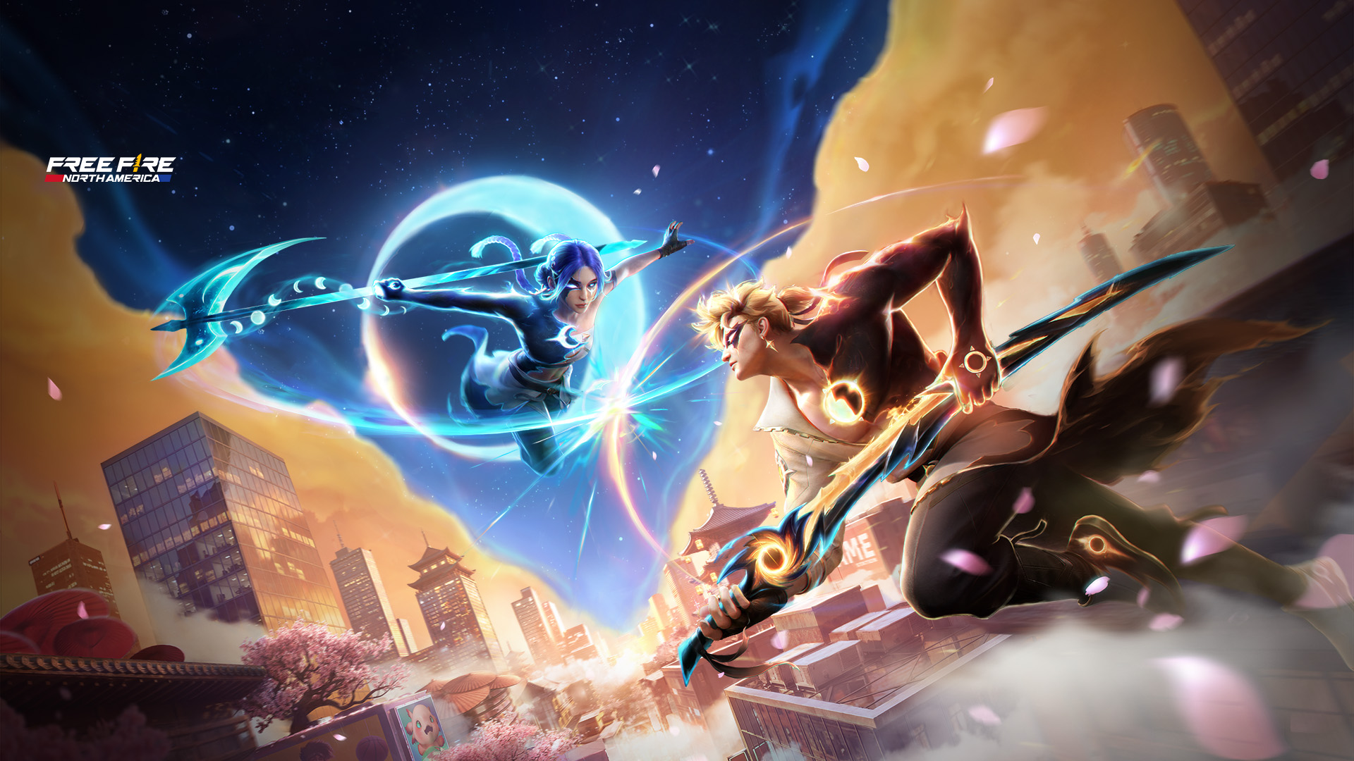Discovery splash banner for Garena Free Fire North America Discord server