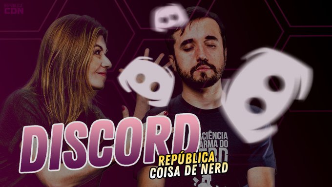 Discovery splash banner for República Coisa de Nerd Discord server