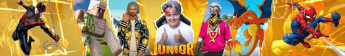 Discovery splash banner for Mr Junior Official Discord server