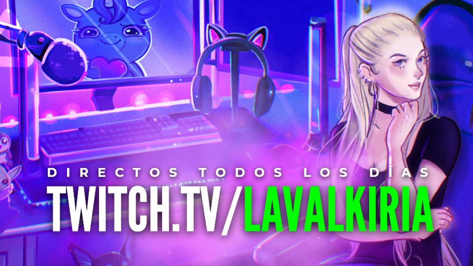 Discovery splash banner for LaValkiria Discord server