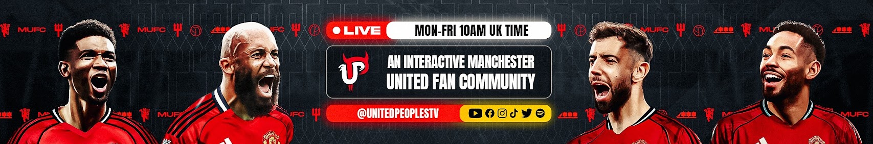 Discovery splash banner for United Peoples TV Discord server