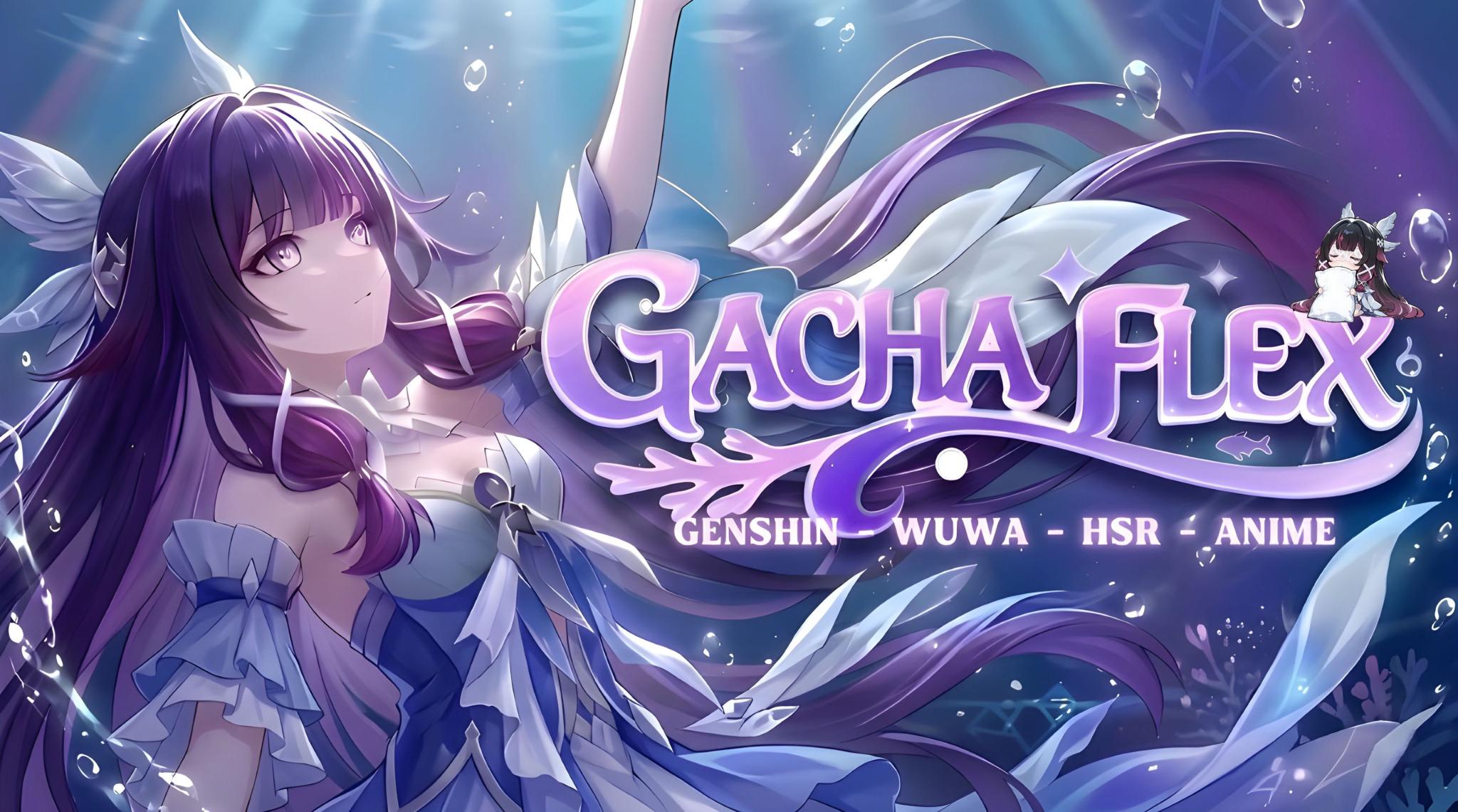 Discovery splash banner for Gacha FLEX Genshin & Anime Discord server