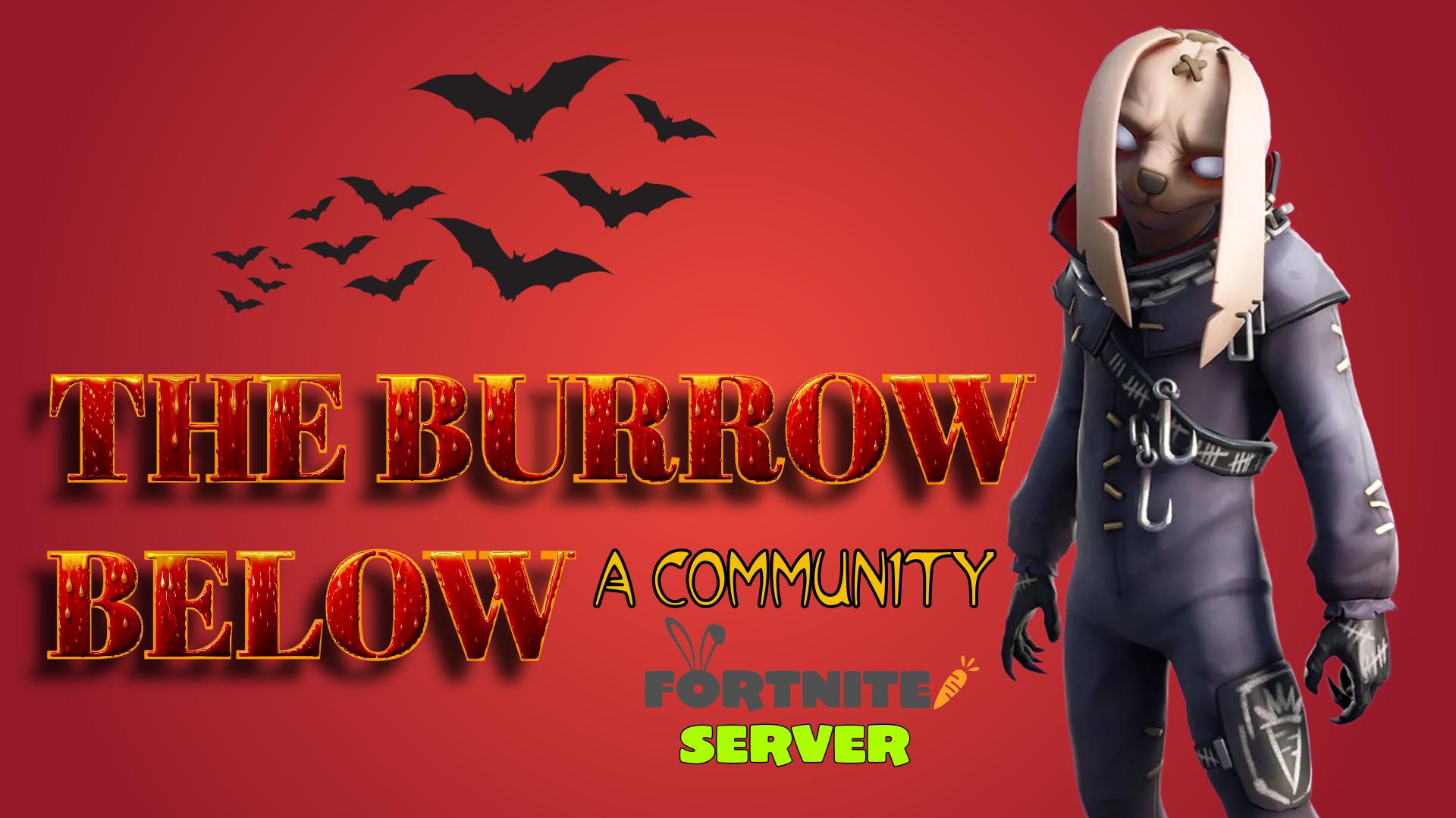 Discovery splash banner for The Burrow Below Discord server