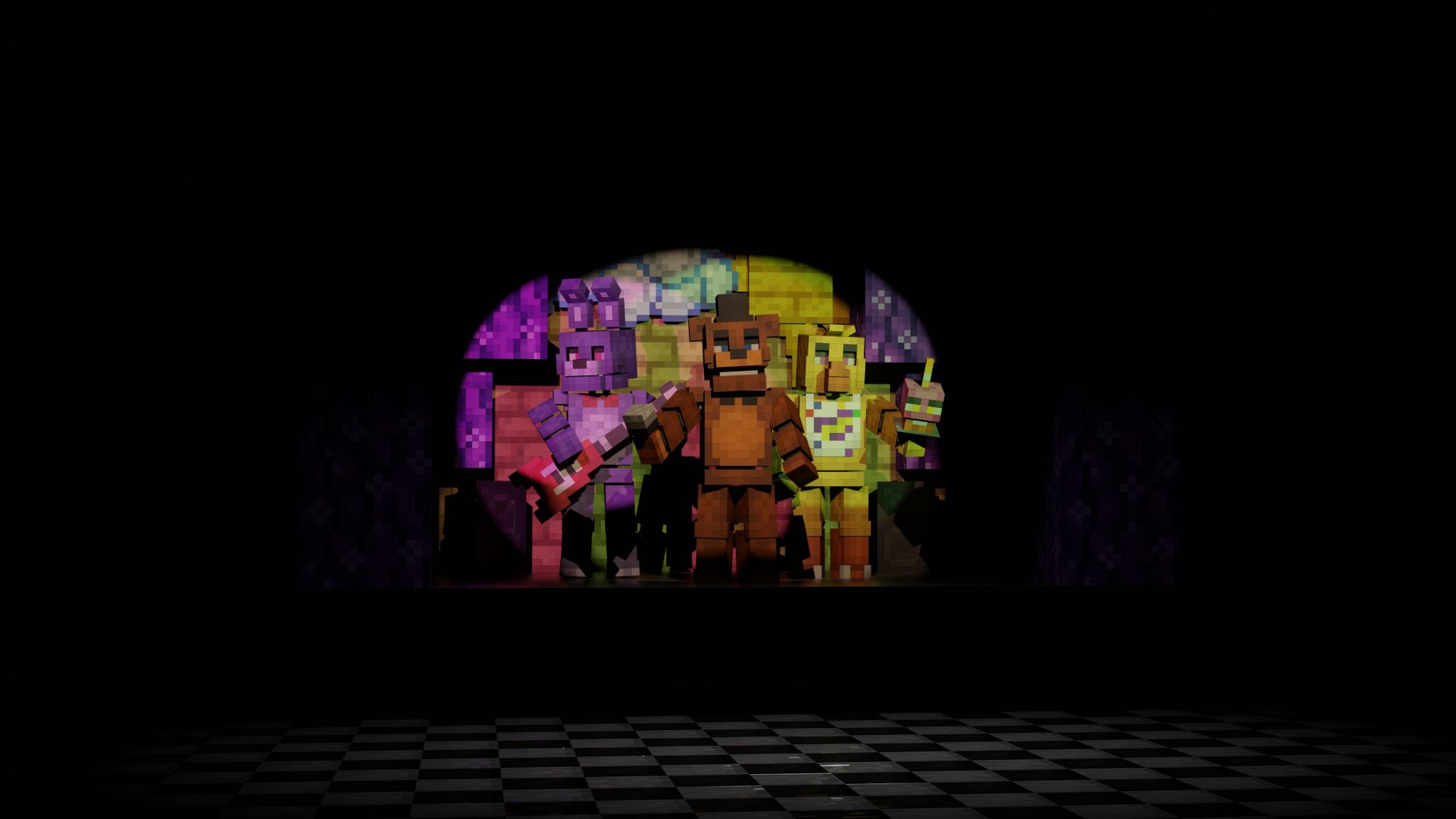 Discovery splash banner for The Five Nights at Freddy's Mod Community Discord! Discord server