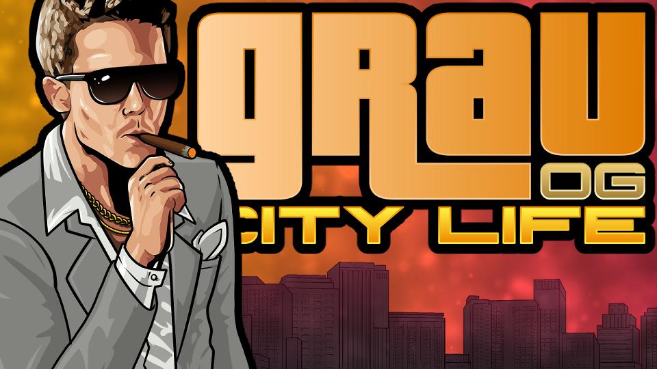 Discovery splash banner for Grau City Life OG 💥 Discord server