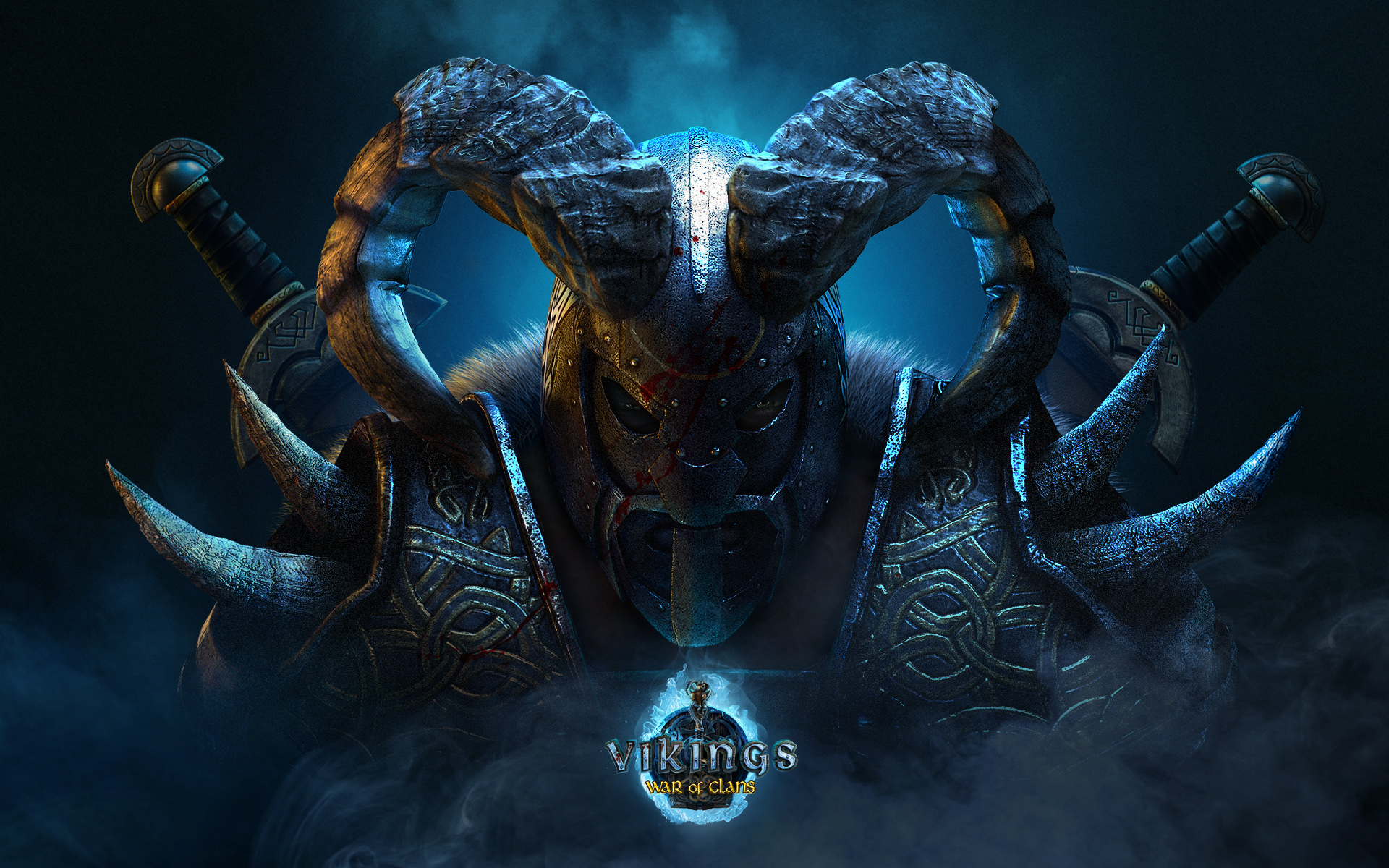Discovery splash banner for Vikings: War of Clans Discord server
