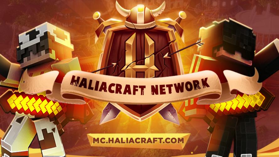 Discovery splash banner for 🏹HaliaCraft Network | Servidor de Minecraft Discord server