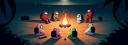Discovery splash banner for Among Us India Discord server