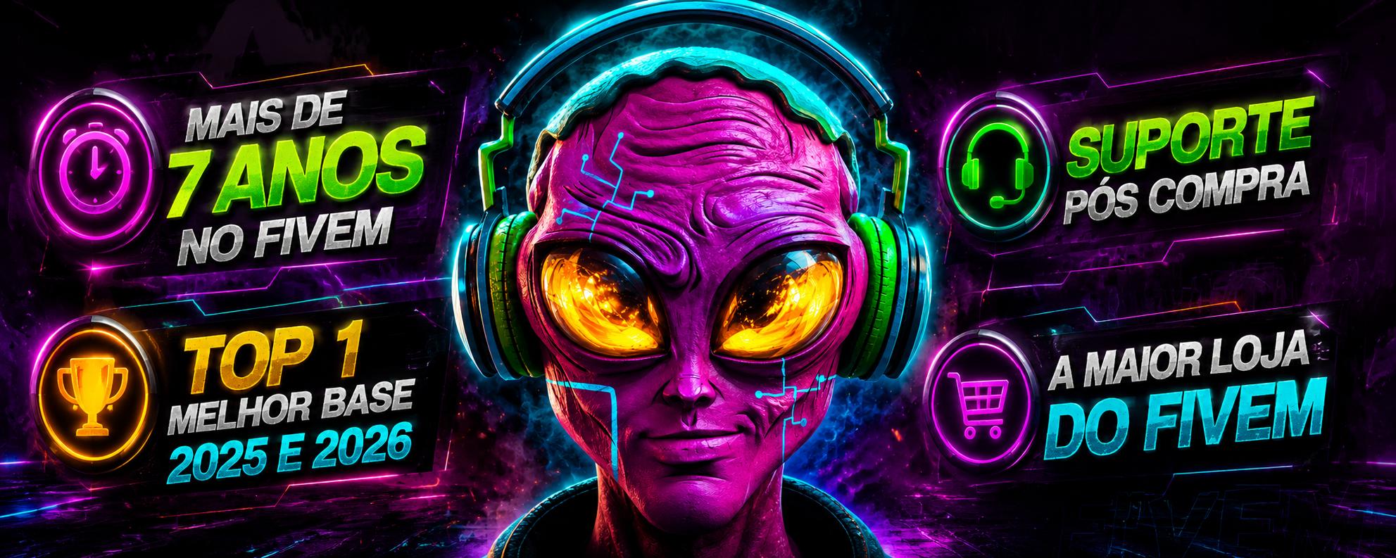 Discovery splash banner for FIVEM ETSTORE Discord server