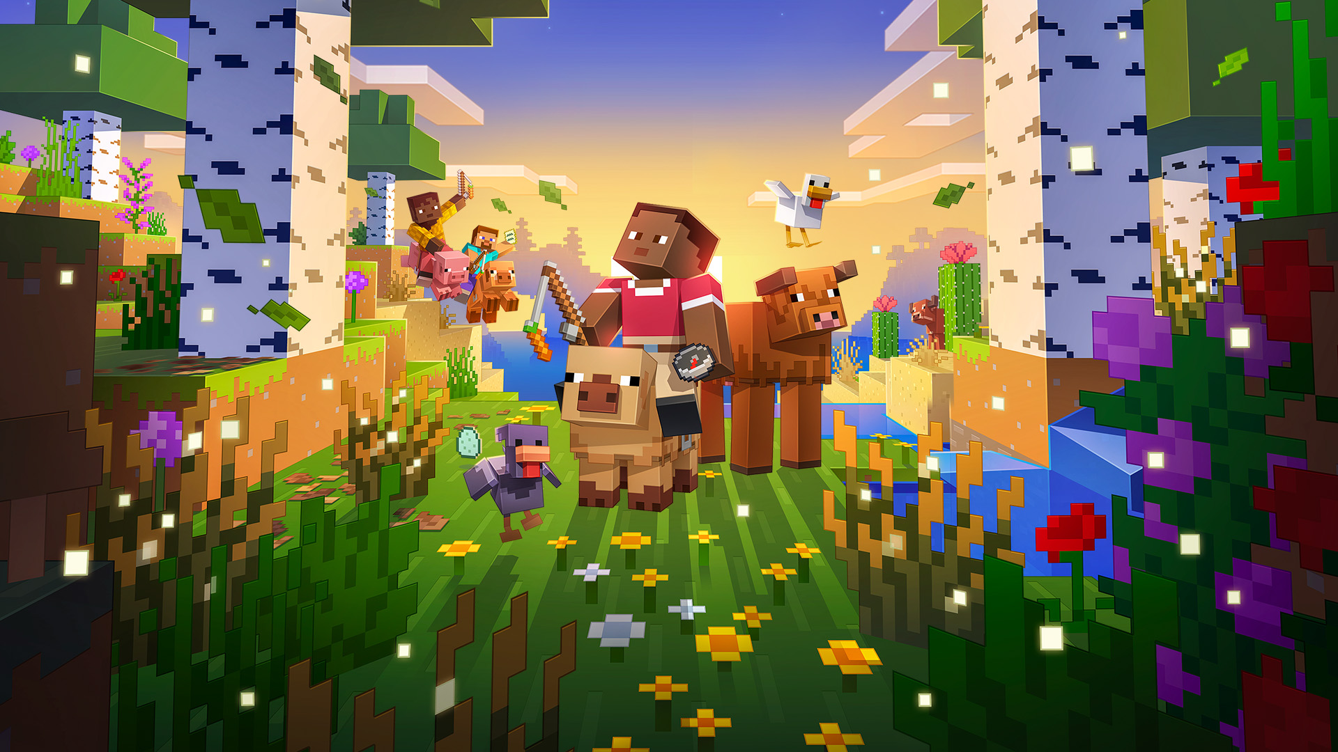 Discovery splash banner for MINECRAFT RU Discord server