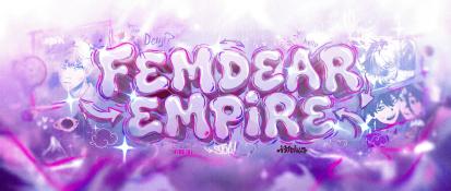 Discovery splash banner for FEMDEAR EMPIRE #YETKİLİ ALIM #AnimeManGa Discord server