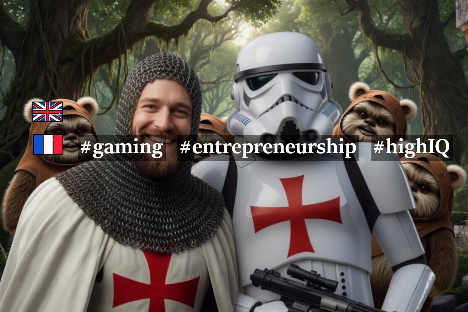 Discovery splash banner for TOR (Gamers Entrepreneurs) Discord server