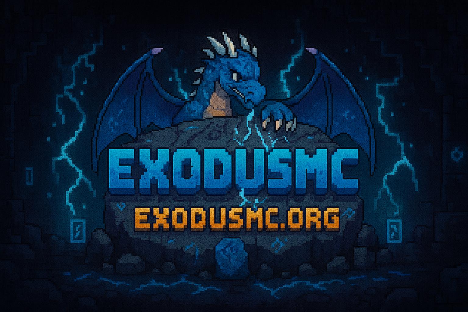 Discovery splash banner for ExodusMC.org Discord server