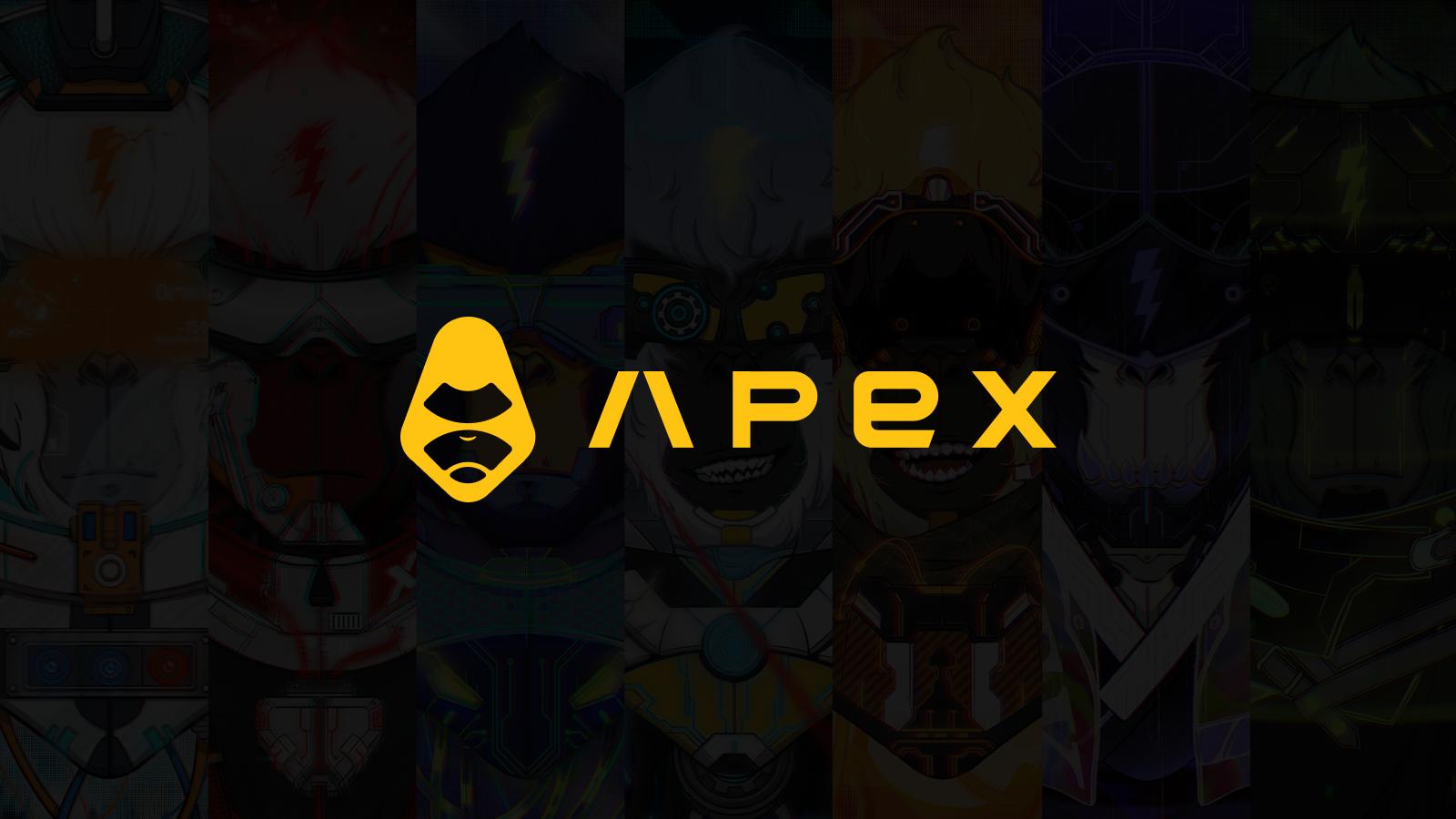 Discovery splash banner for ApeX Community Discord server