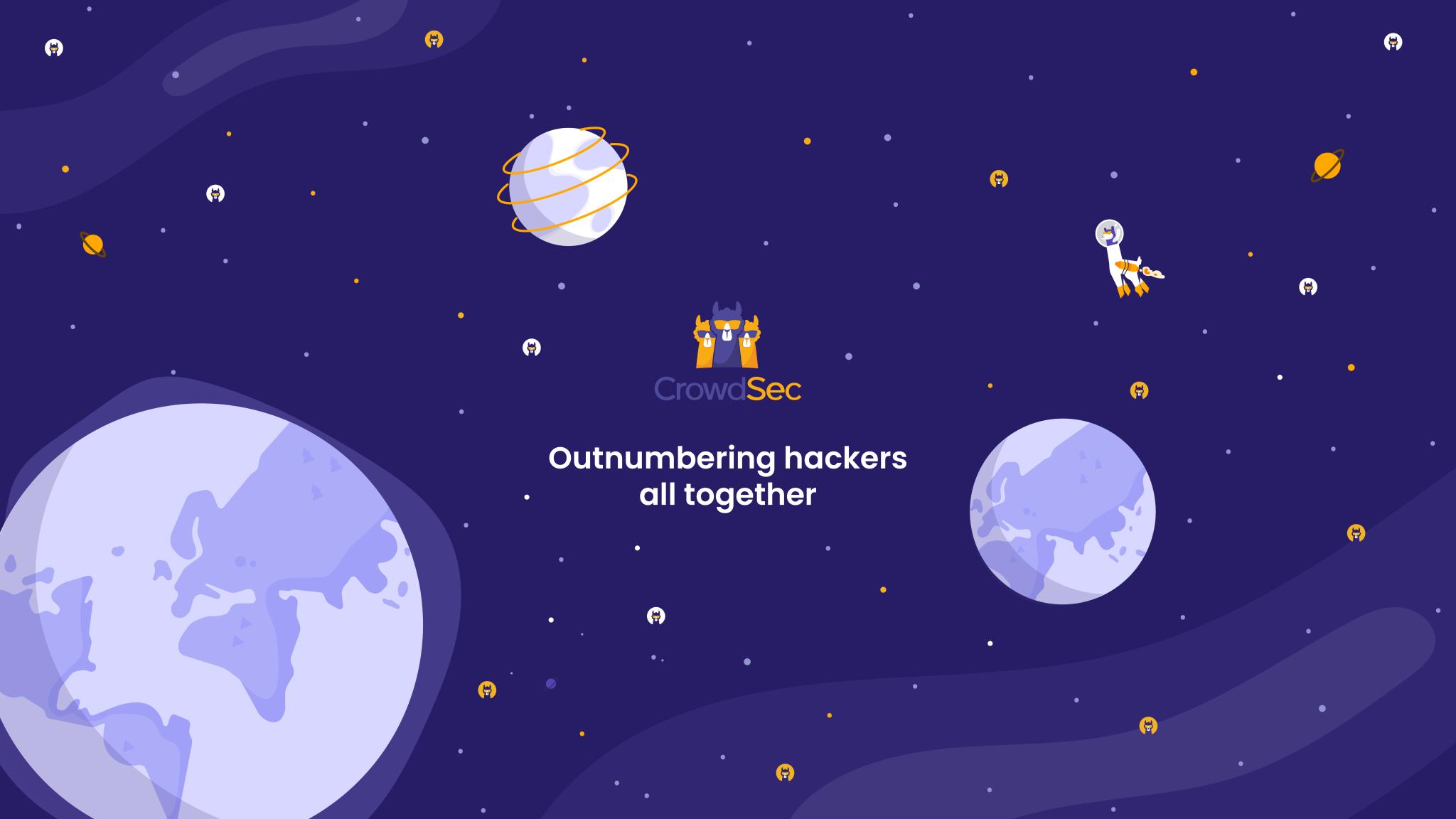 Discovery splash banner for CrowdSec Discord server