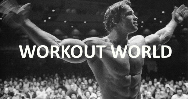 Discovery splash banner for Workout World Discord server
