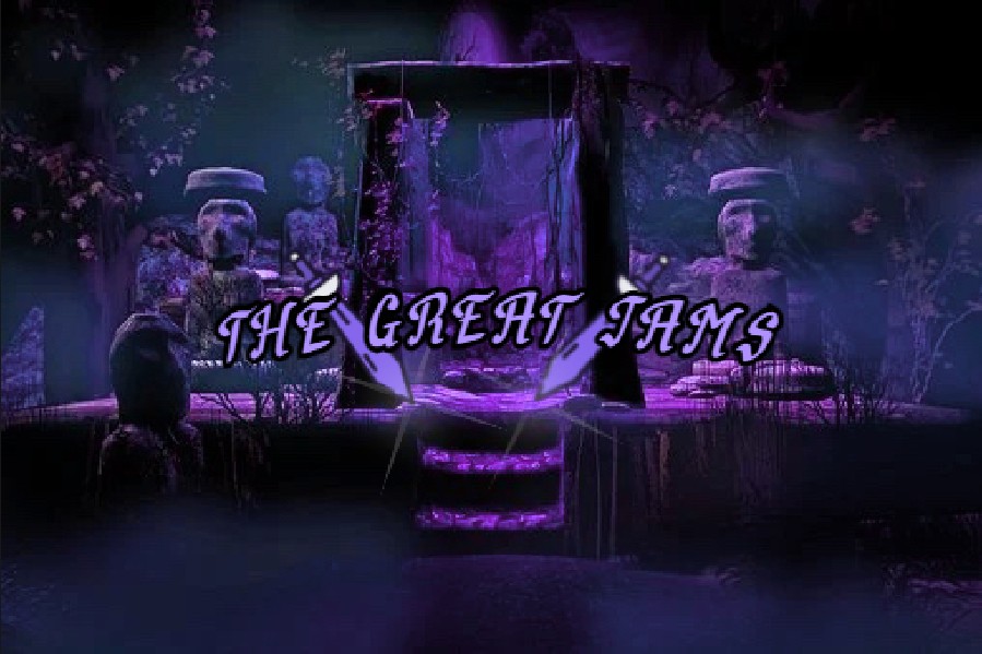 Discovery splash banner for The Great Jams Discord server