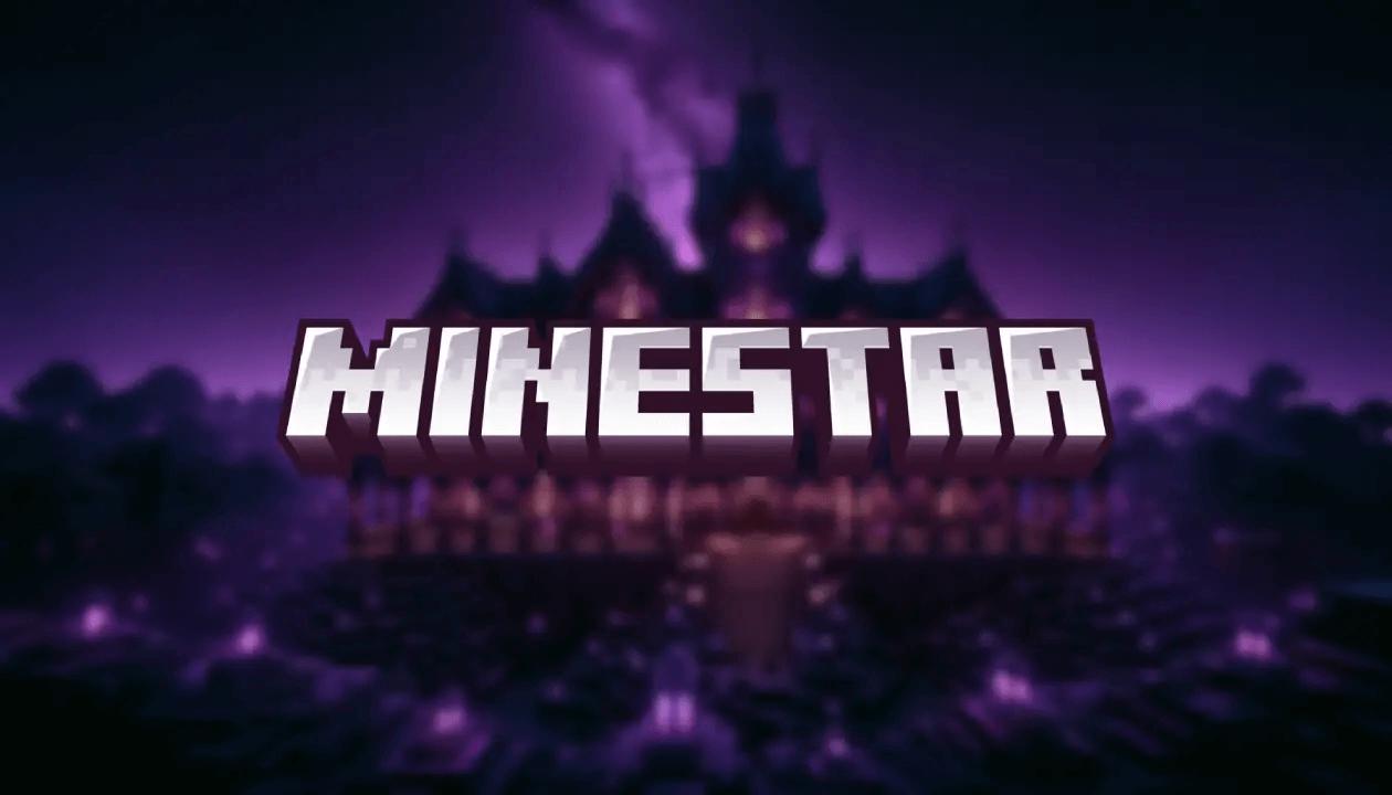 Discovery splash banner for Minestar Discord server