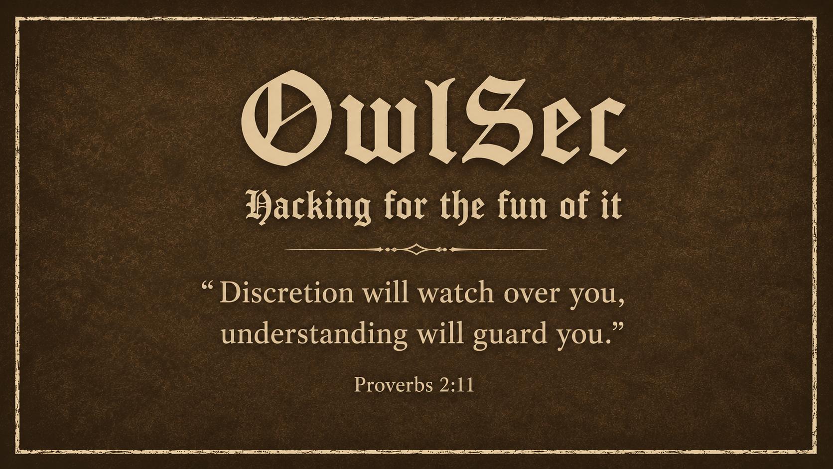 Discovery splash banner for OwlSec Discord server