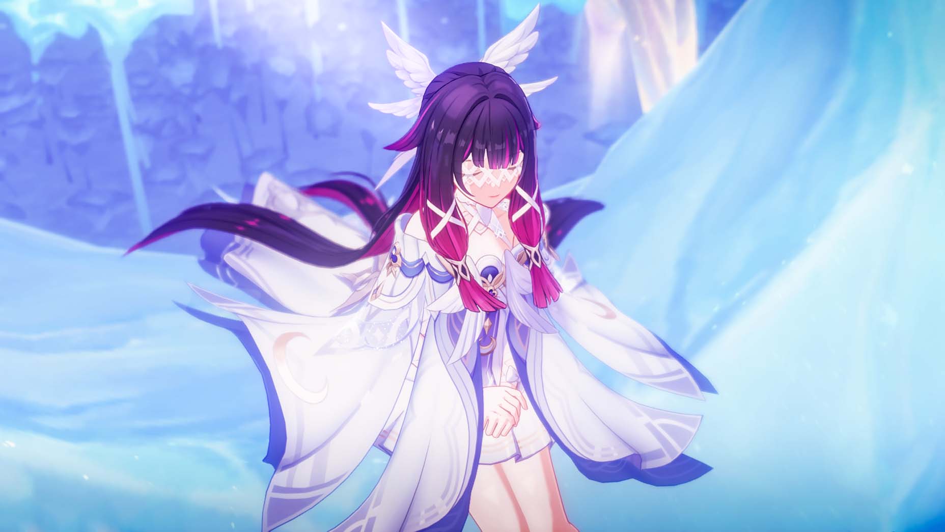 Discovery splash banner for Columbina Mains ໒꒱ Moon Maiden Discord server